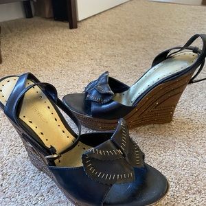 BCBGirls Wedge Sandals Sz 8